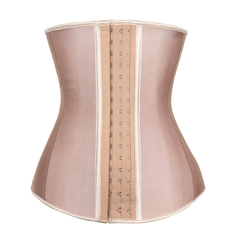SSY012 xs-6xl USA Slimming black corset waist trainer with high quality Latex coLatex corset natural latset natural latex corset