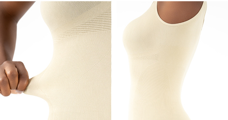 Women's 100%Cotton Ribbed Knitted Vest Short Sleeveless Top with Slim Bottoming Shirt Casual Fitness Style for Spring and Summer