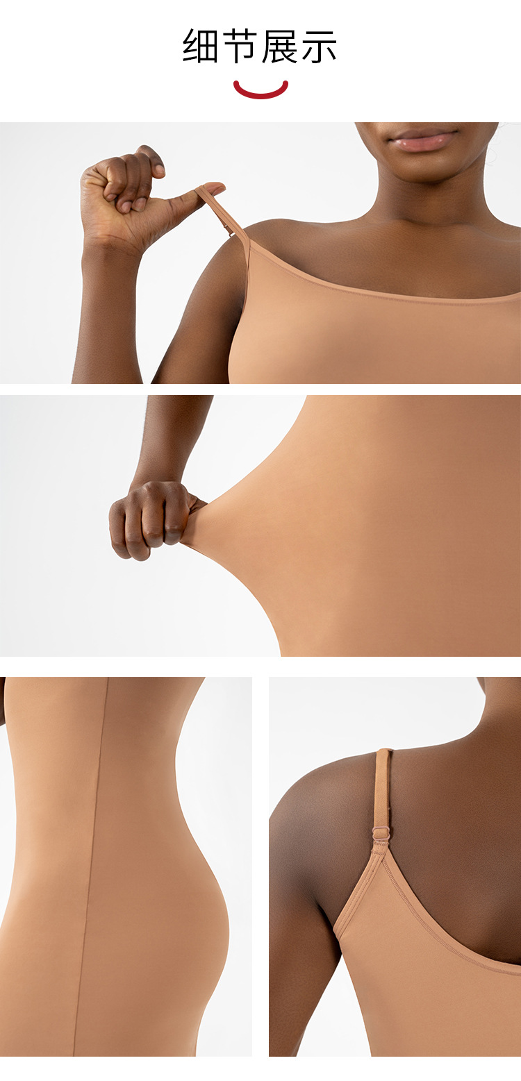 Sleeveless Shaper Slim Long Dress Built in Shapewear Bra Cocktail Corset Tummy Control Slip Maxi Bodycon Fishtail Shaping Dress