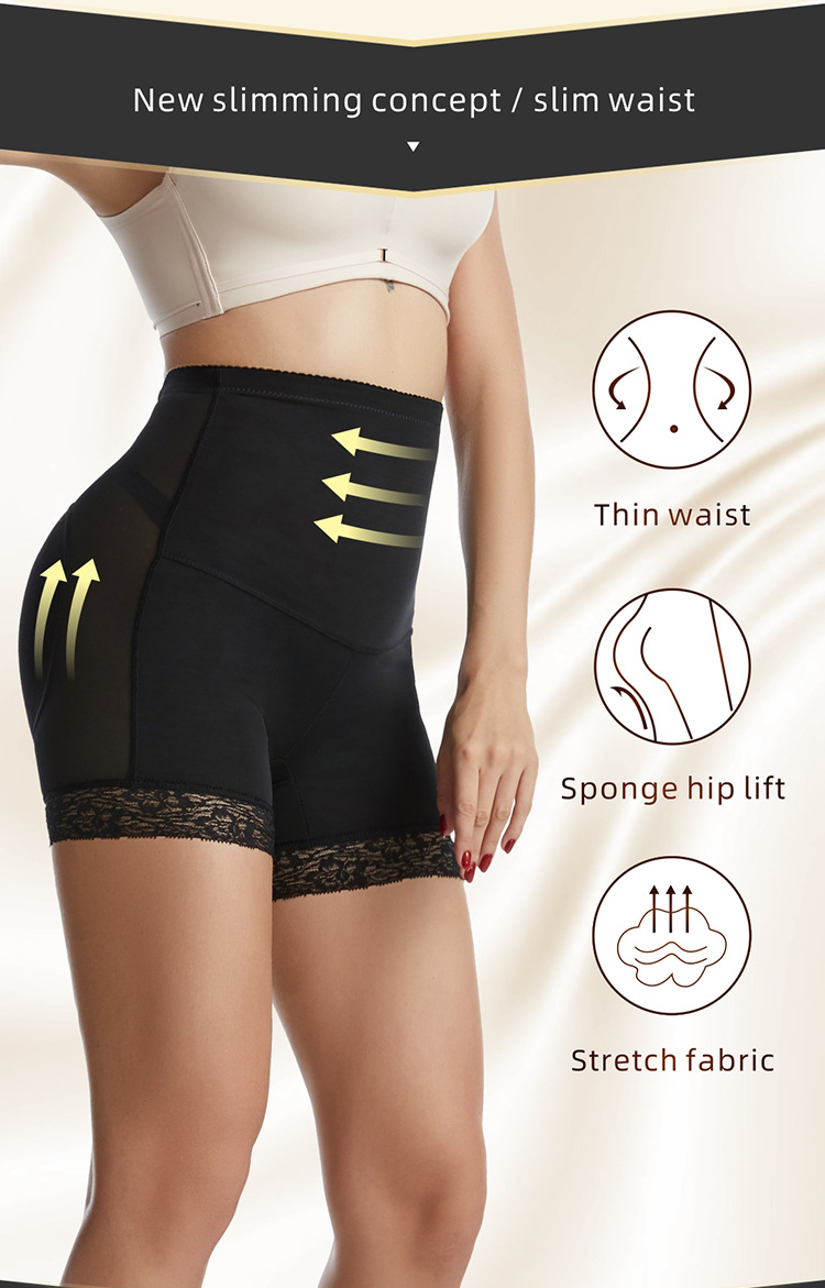 High Quality Bodysuit Shapewear Breathable Lace Butt Lift Hip Panty Mesh Firm Compression Padded Buttocks Underwear Collection