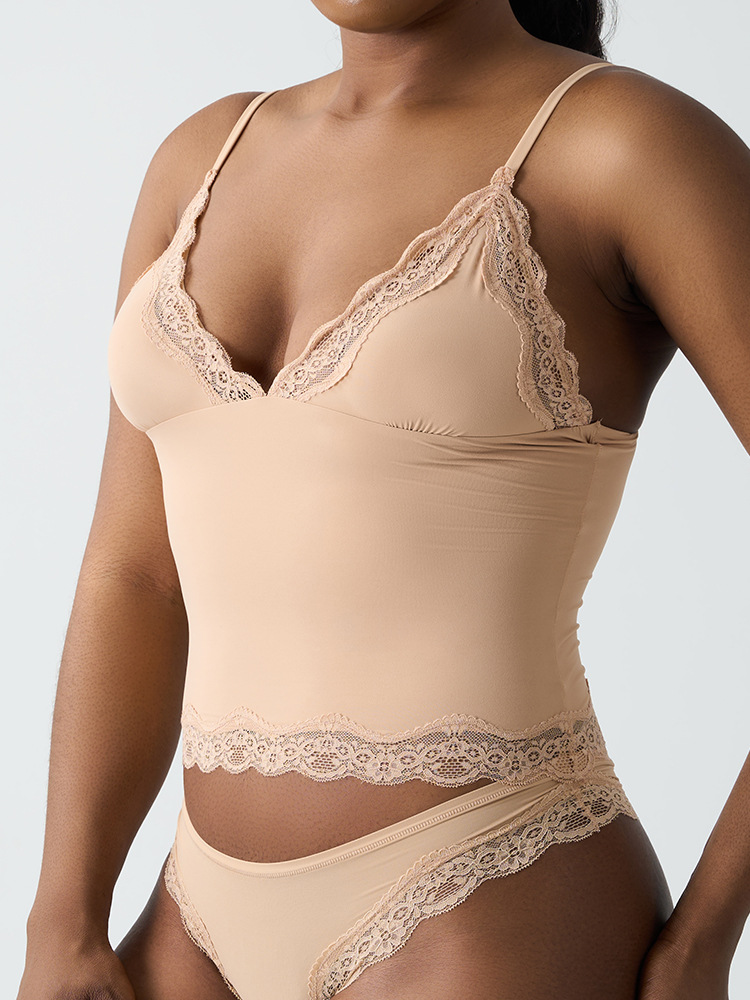 High Quality Lace Tank Tops Women Soft Casual Vest Ladies Underwear Chest Pads Spot Sale Comfortable Soft Clothing