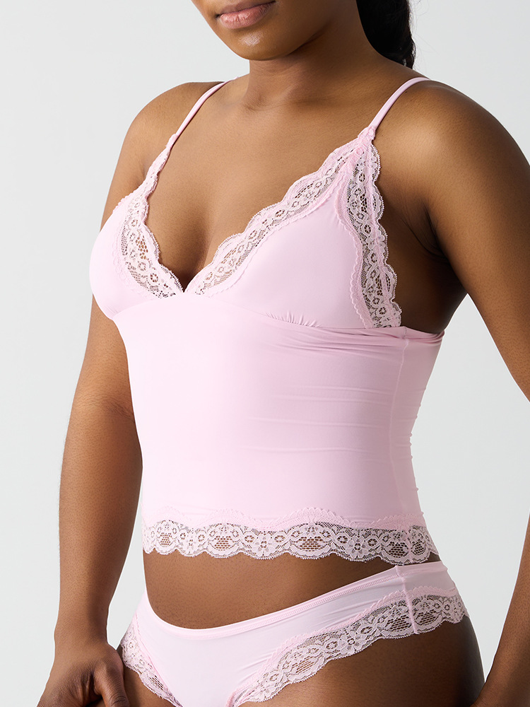 High Quality Lace Tank Tops Women Soft Casual Vest Ladies Underwear Chest Pads Spot Sale Comfortable Soft Clothing